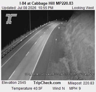 I-84 at Cabbage Hill MP220.83